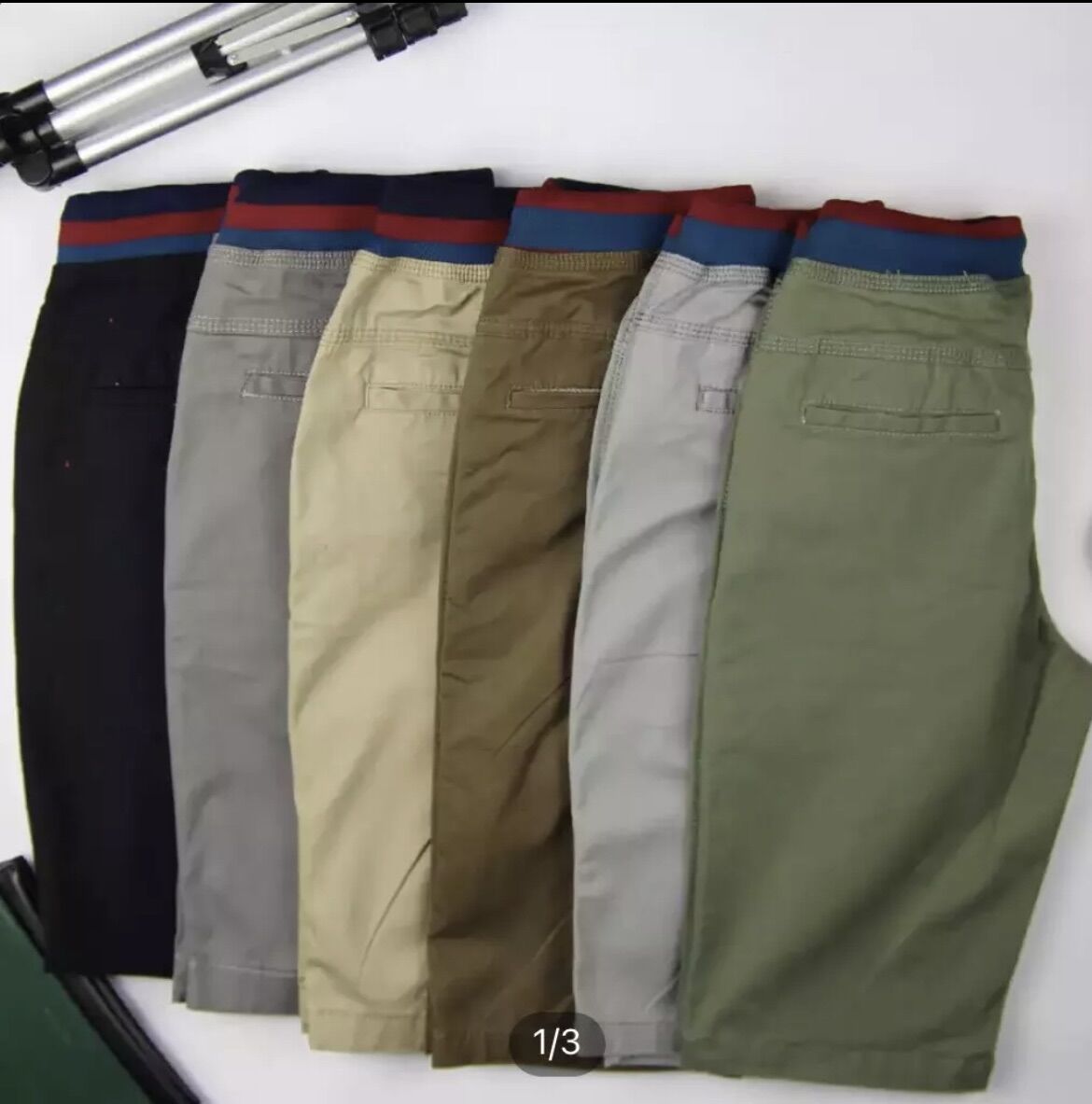 combo 2quần short kaki lưng thun 99k 0121