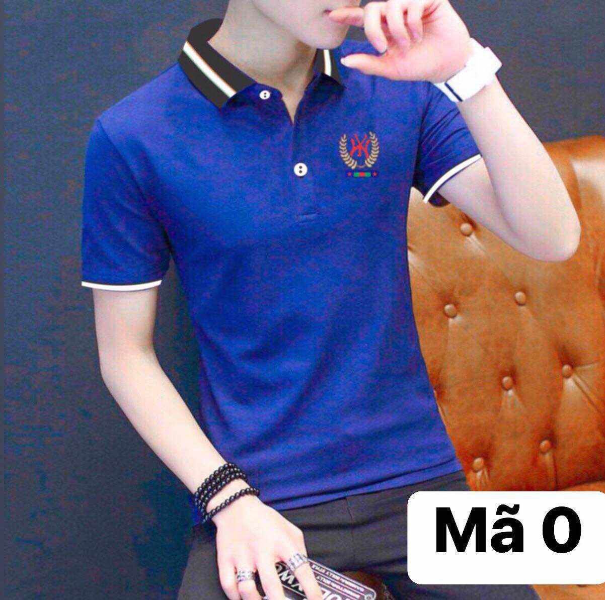Men's T-Shirt with Turn-Down Collar and Short Sleeves in 3 Colors, Made from Soft, Stretchy Fabric. - 2