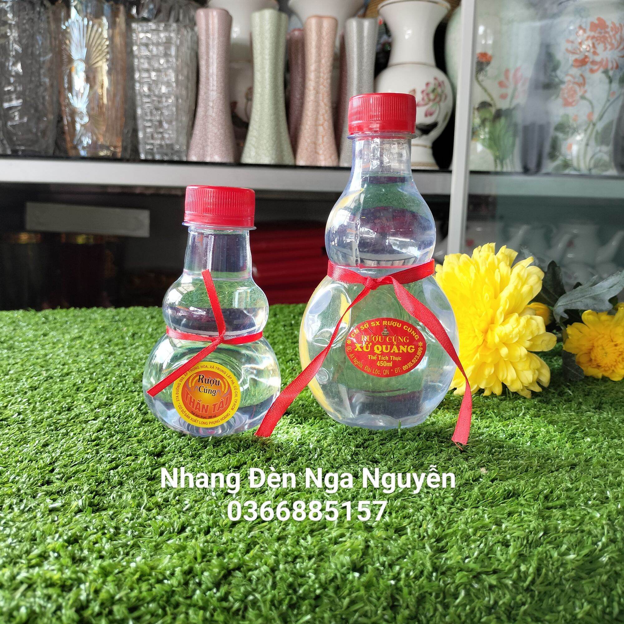 Chai rượu hồ lô dùng trong thờ cúng 200 ml