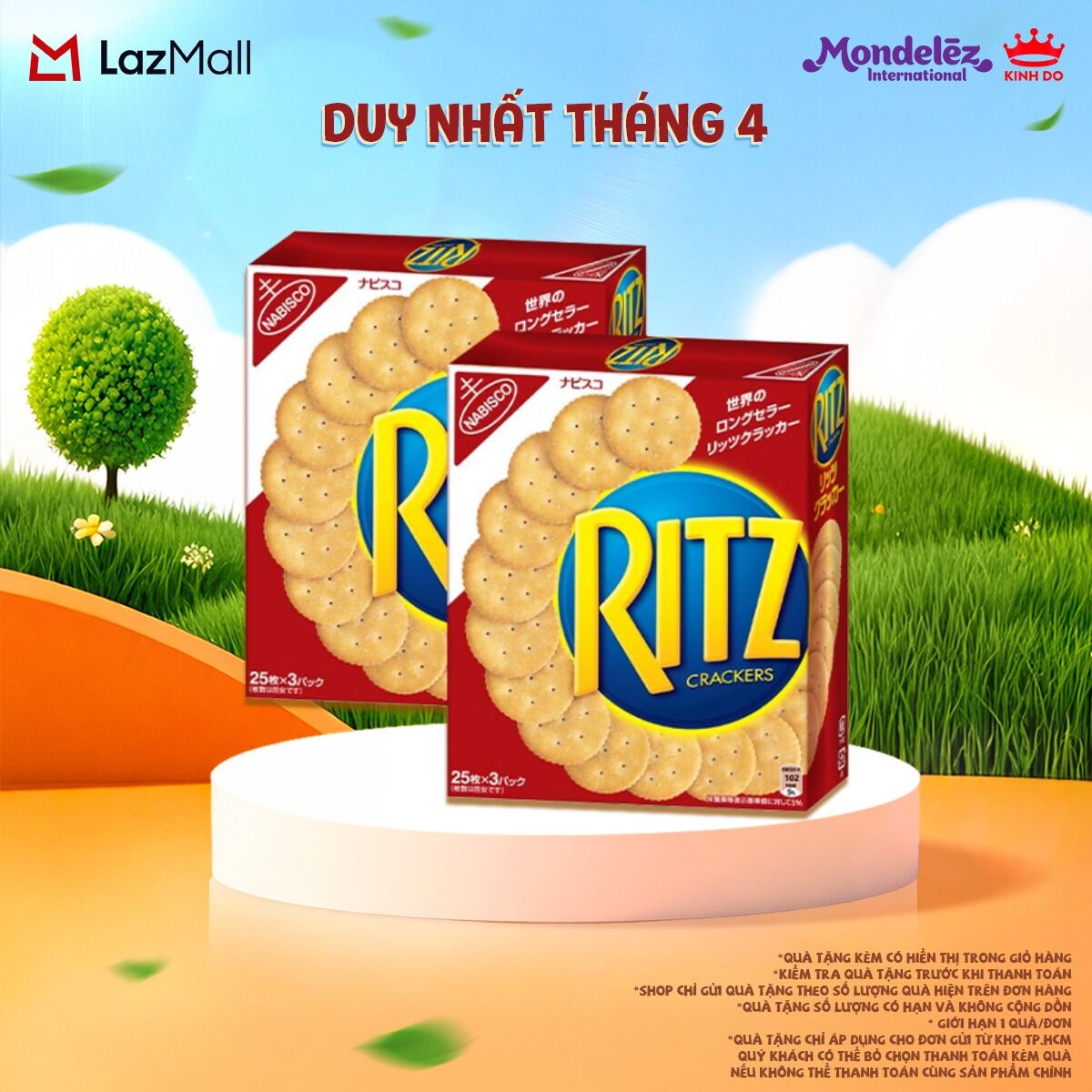 Combo 2 Hộp Bánh Quy Mặn Ritz 247g