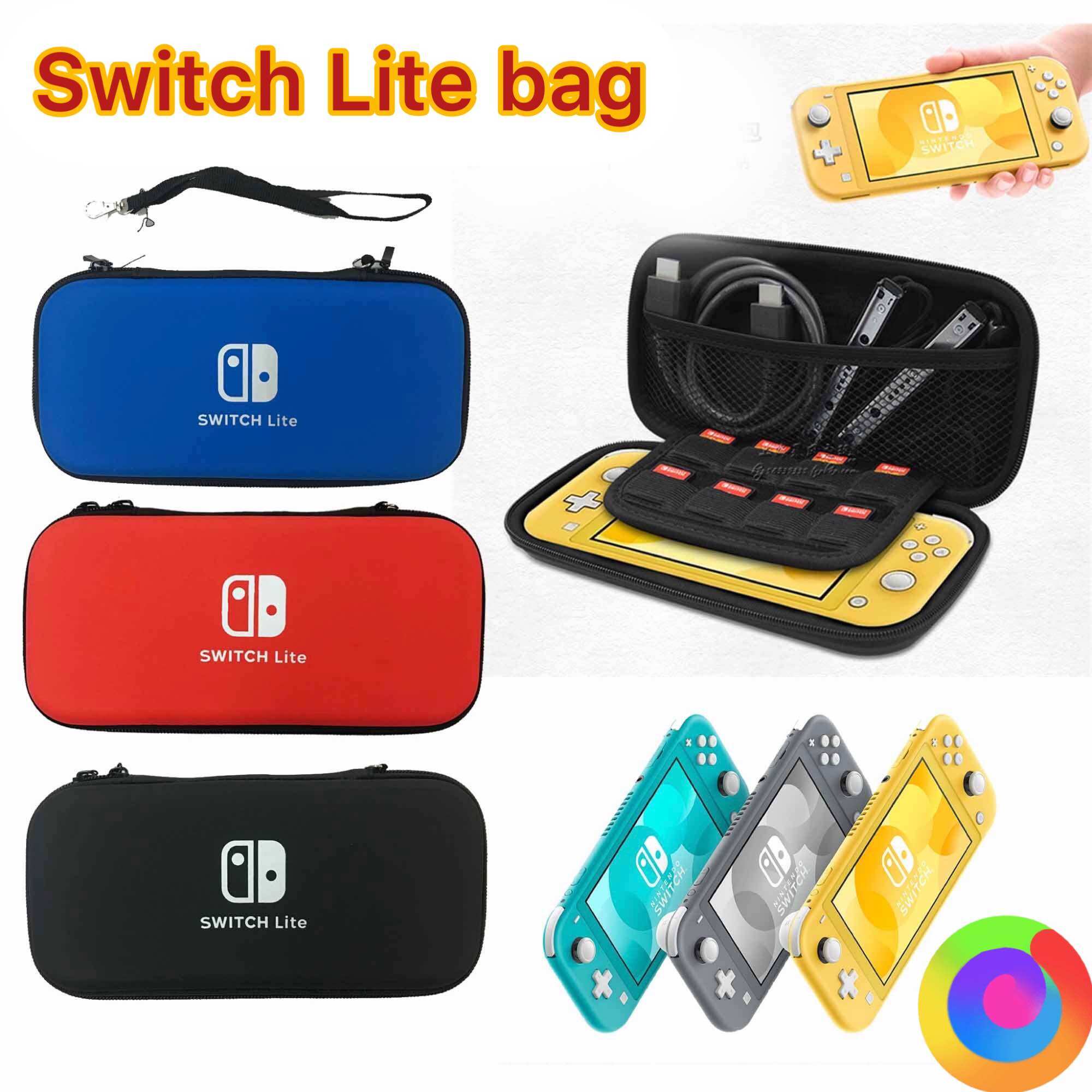 3 mẫu Túi Đựng máy game Nintendo Switch Lite đủ mầu hộp đựng bao đựng nintendo switch lite chống nước chống sốc