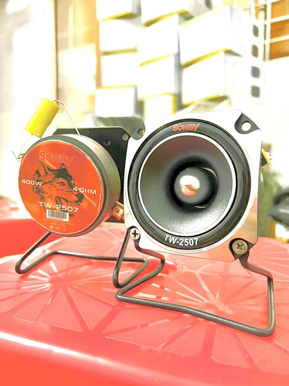 Treble kèn 250 công suất 400w 4ohm tặng chân tặng tụ - Giá 1 cái