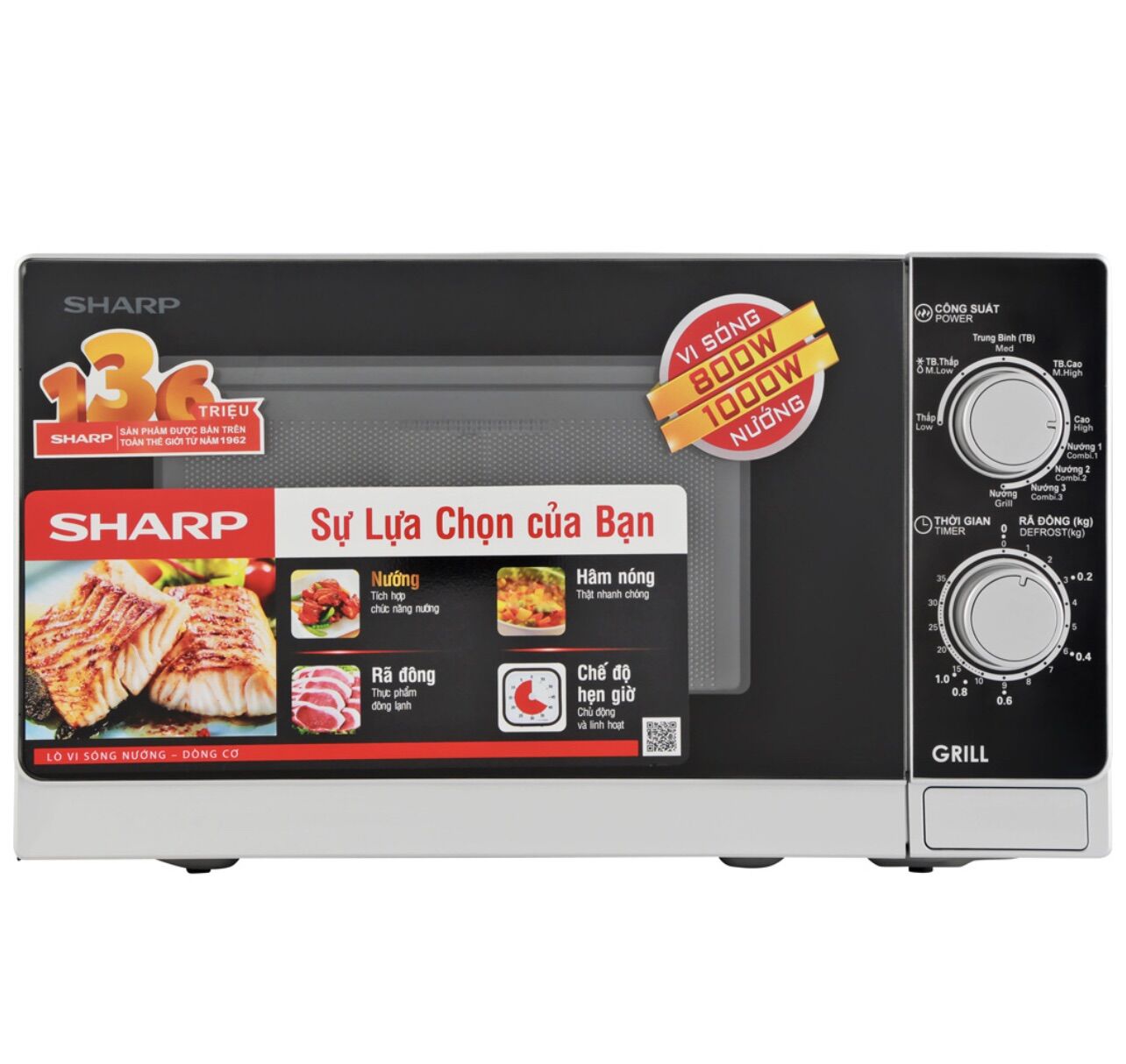 Đĩa lò vi sóng Sharp 20 lít R-G222VN-S ( rg222vns )