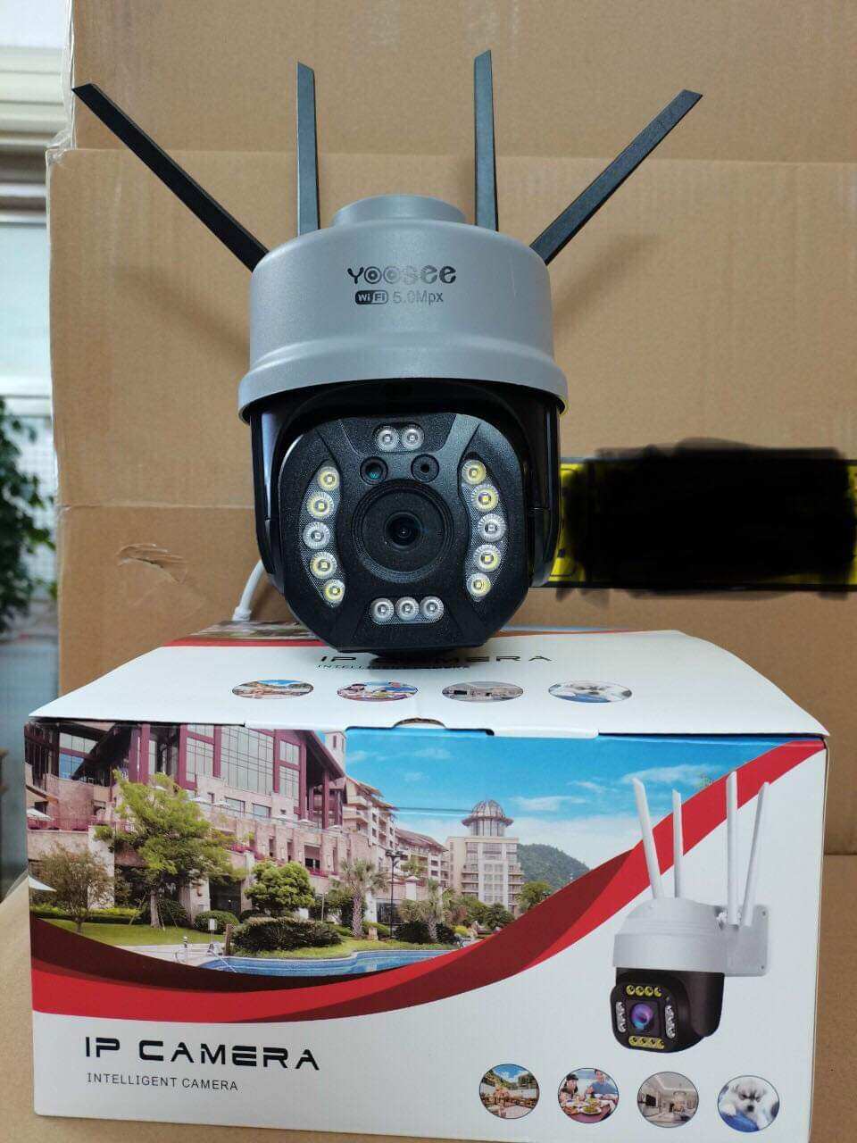 Camera YOOSEE 5.0Mpx ngoài trời, chống nước 32 Led trợ sáng đàm thoại 2 chiều tặng thẻ xịn 32gb