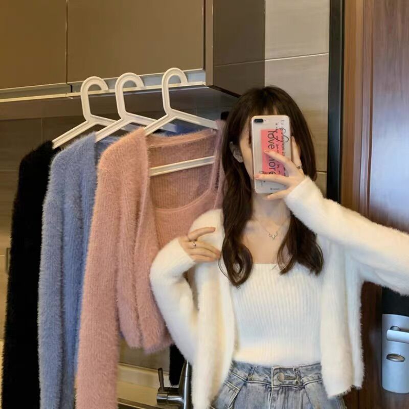 Set Áo Len Lông Thỏ Siêu Mềm Mịn Hàng Quảng Châu