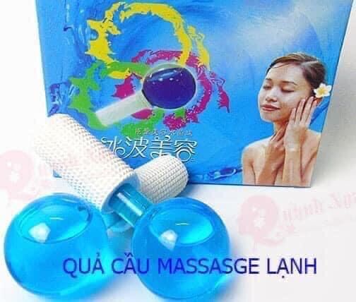 Quả cầu lạnh massage mặt đẩy tinh chất