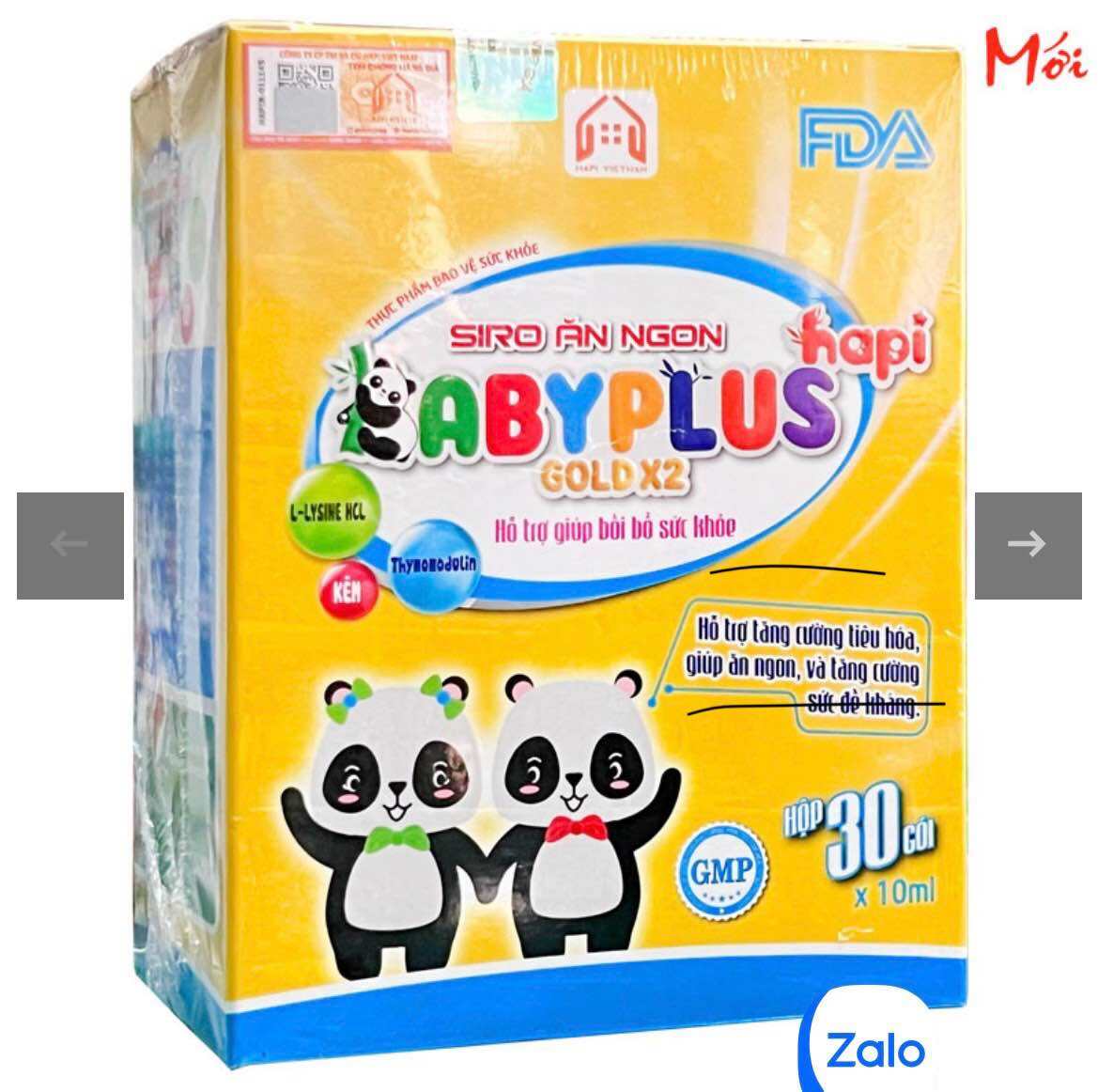 Siro Ăn Ngon Baby Plus Gold X2 – Bé Ăn Ngon Ngủ Ngon