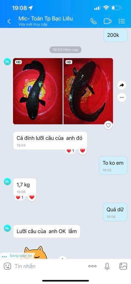Lưỡi câu lure cá lóc mẫu số 3, cọng 2,4ly, dài 6 phân