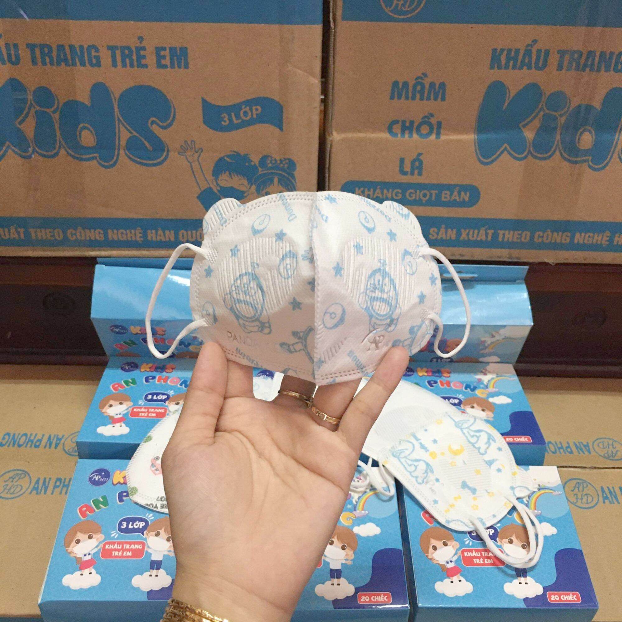 COMBO 100CÁI KHẨU TRANG MẦM CHỒI LÁ CHO BÉ