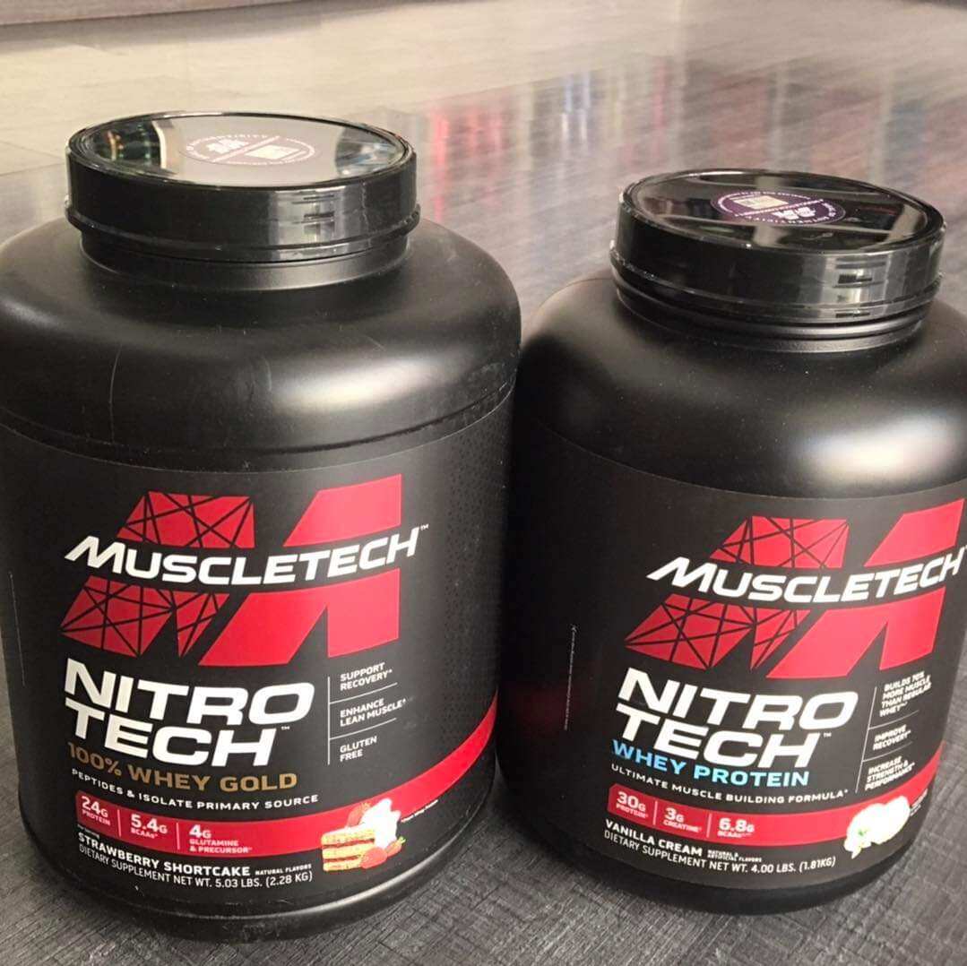 MUSCLETECH NITRO TECH WHEY GOLD 100% PROTEIN TĂNG CƠ 5LBS