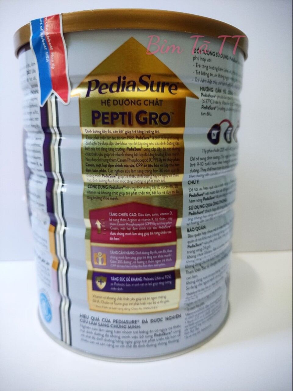 Sữa Pediasure CPP ÍT NGỌT 1kg6/1,6kg date mới 2025