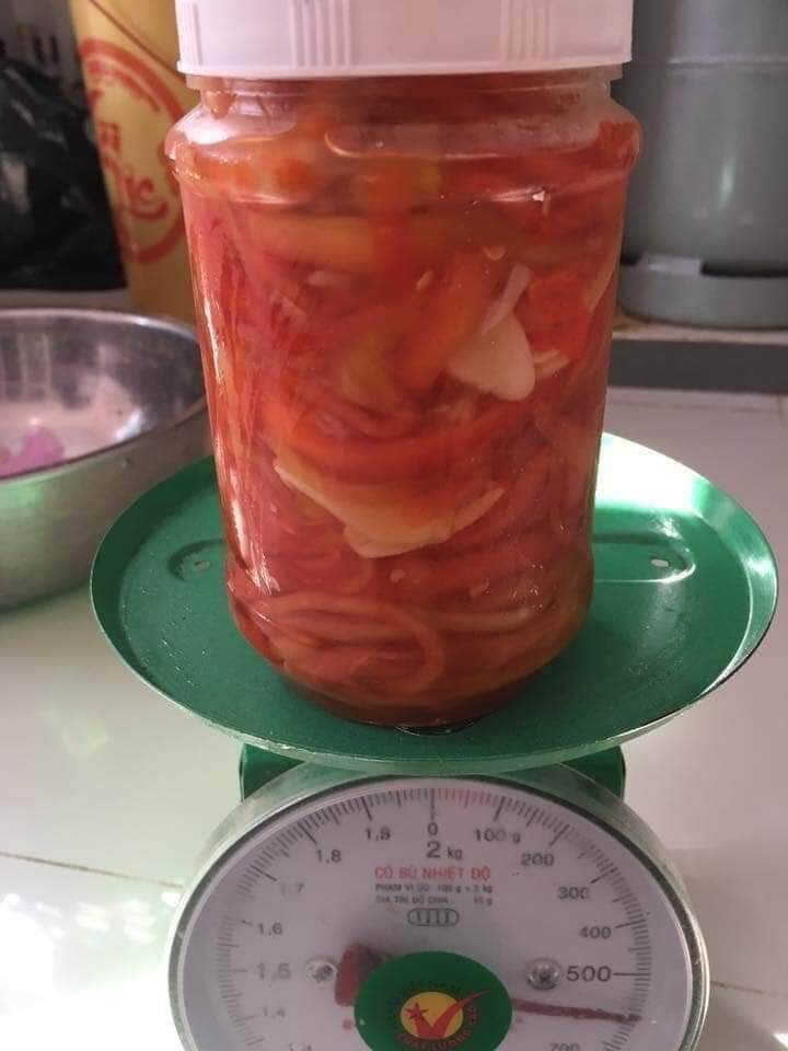 Mắm tép bạc đất trộn đu đủ 600g