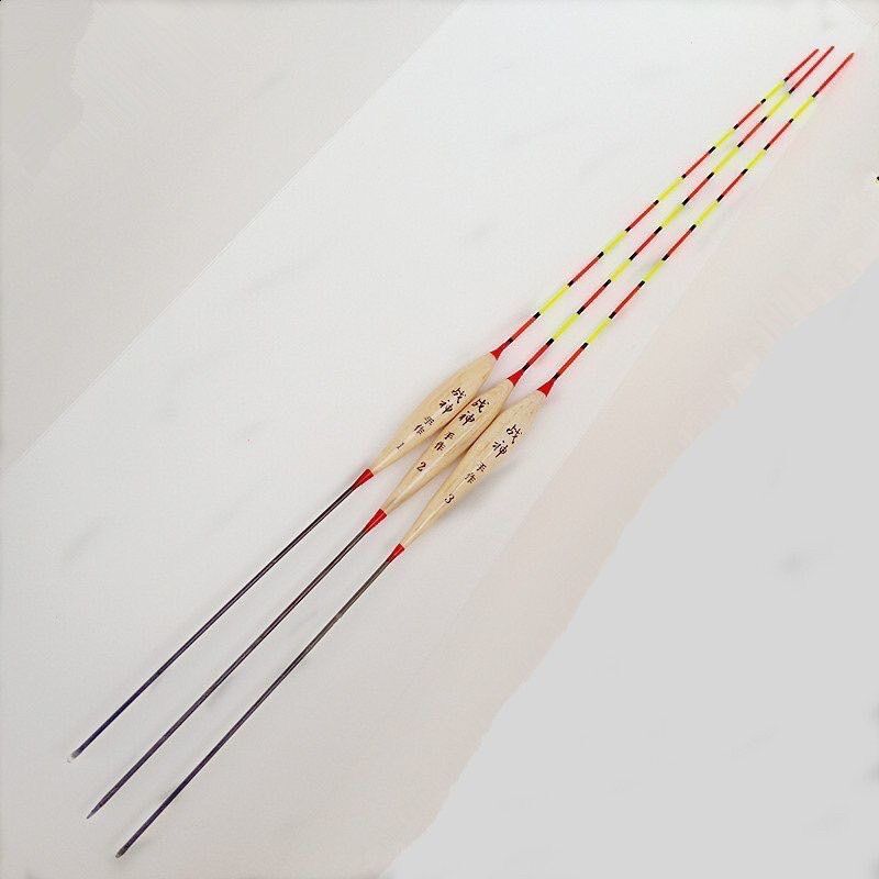[Phao Câu Đài] Combo 3 Phao câu cá gỗ Linh Sam dài 33cm