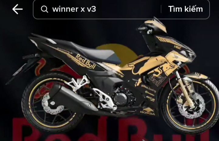 Tem rời winner v3 đen vàng redbull