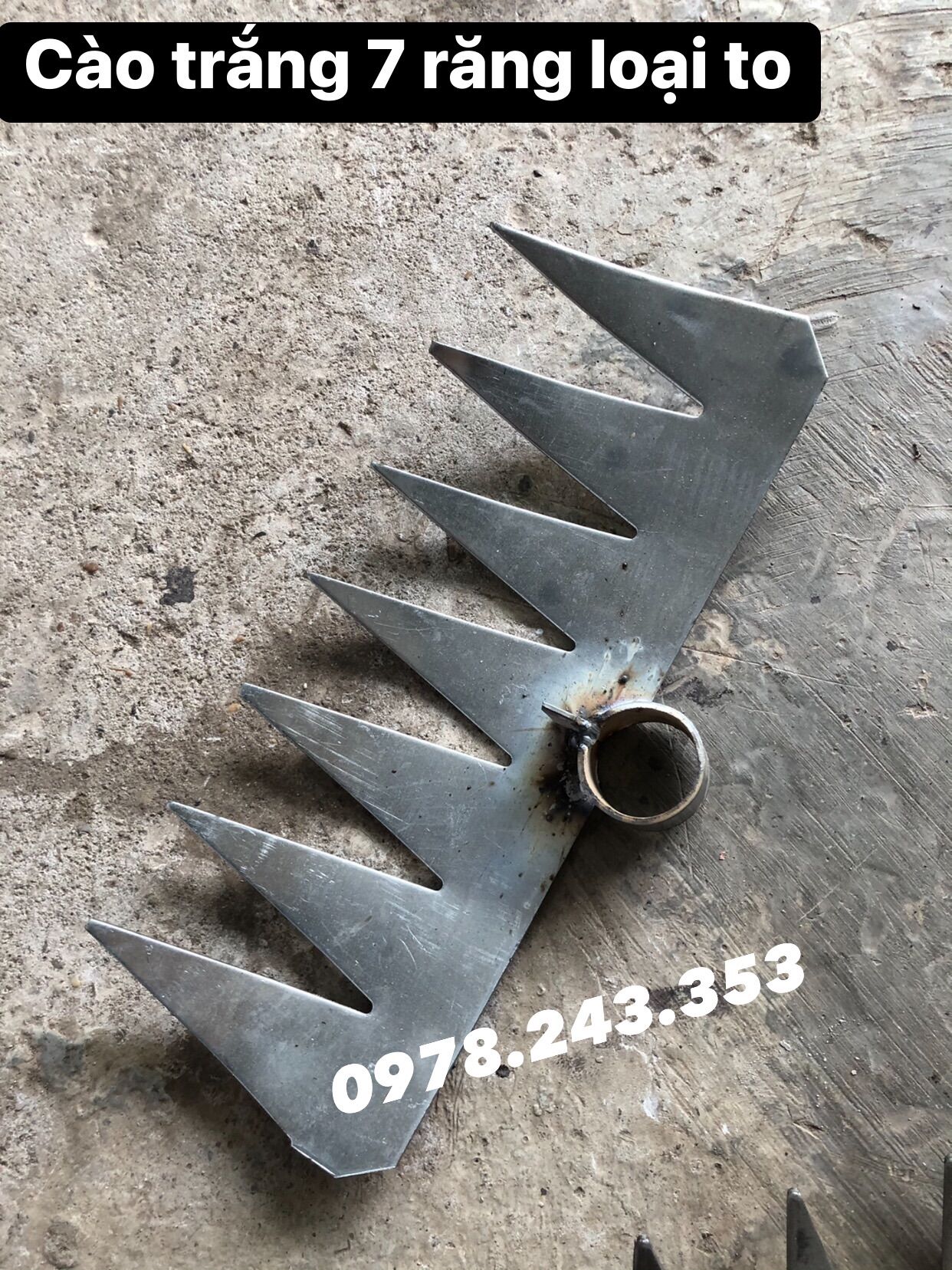 Cào đất 5-7-8 răng làm rẫy
