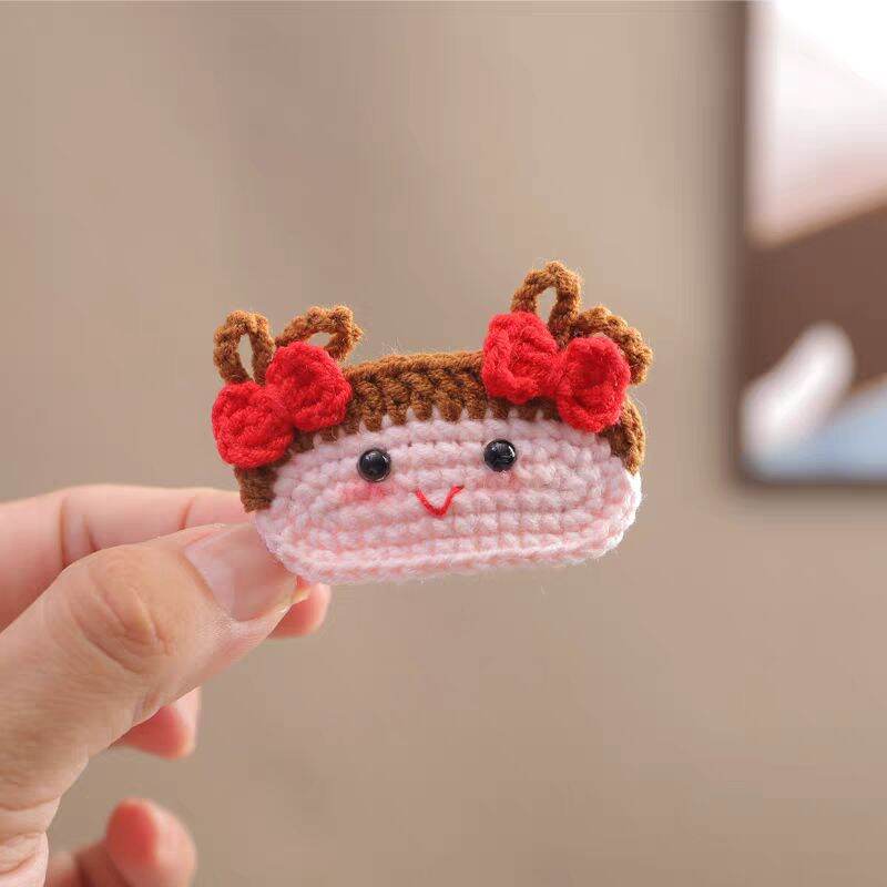 [HANDMADE] Kẹp tóc bé gái KuTe bằng len 👧👧