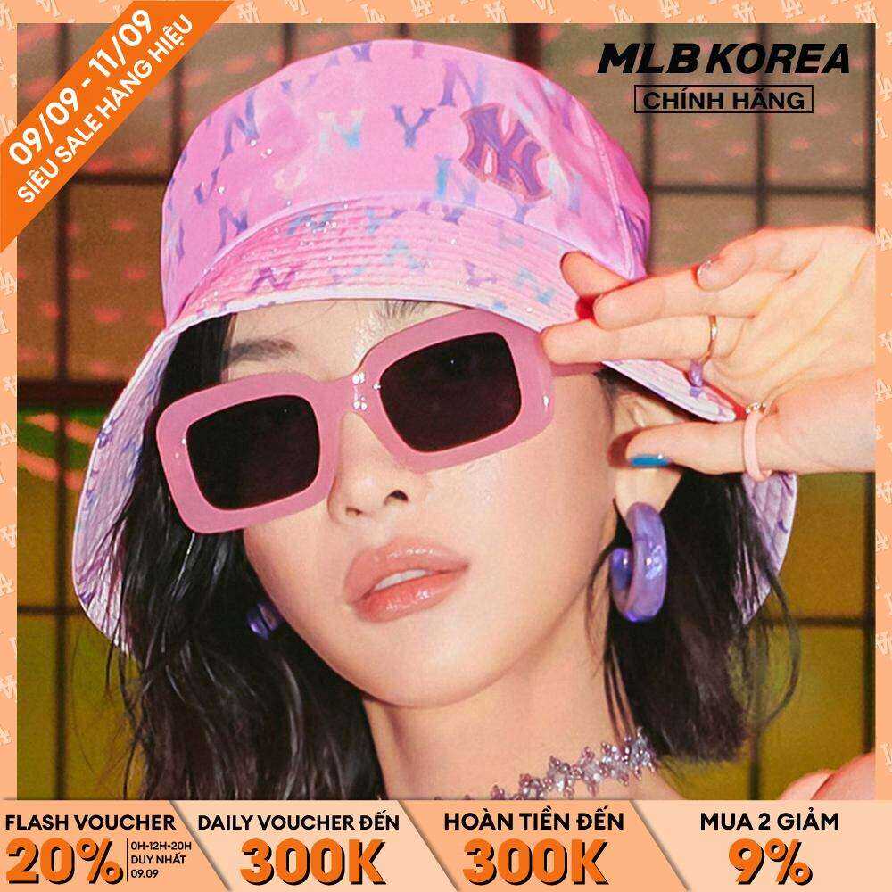 [Flash Voucher 20% + Voucher đế 300K + Hoàn Tiền 300K + Mua 2 giảm 9% - 09.09 - 11.09] MLB - Nón bucket unisex Gradient Monogram 3AHTM0933-50VOS