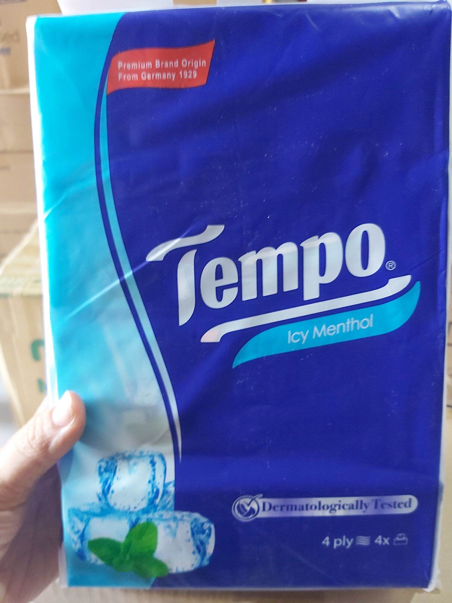 [HCM]( Lốc 4 gói) Khăn giấy Tempo gói rút hương BẠC HÀ