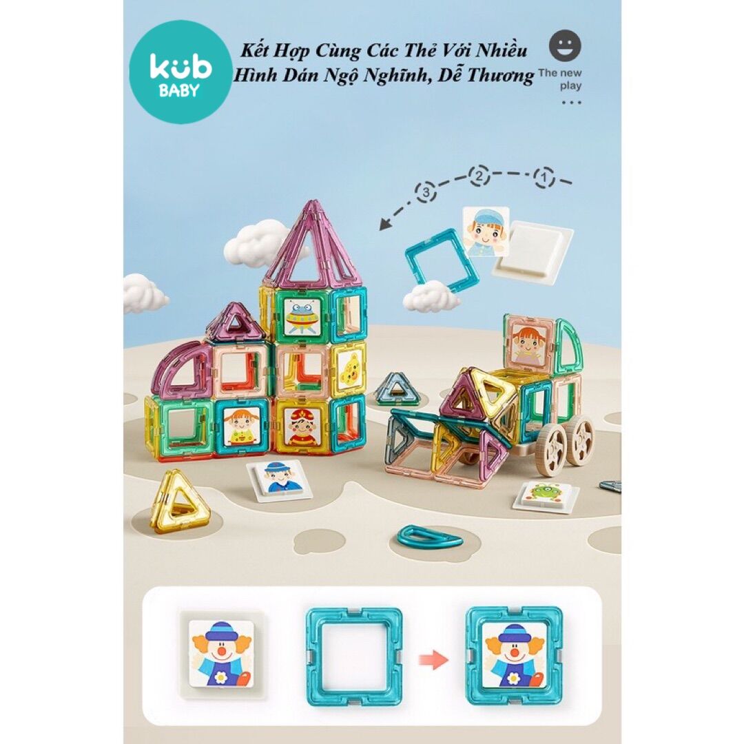 Xếp hình Nam Châm Magnetic Blocks