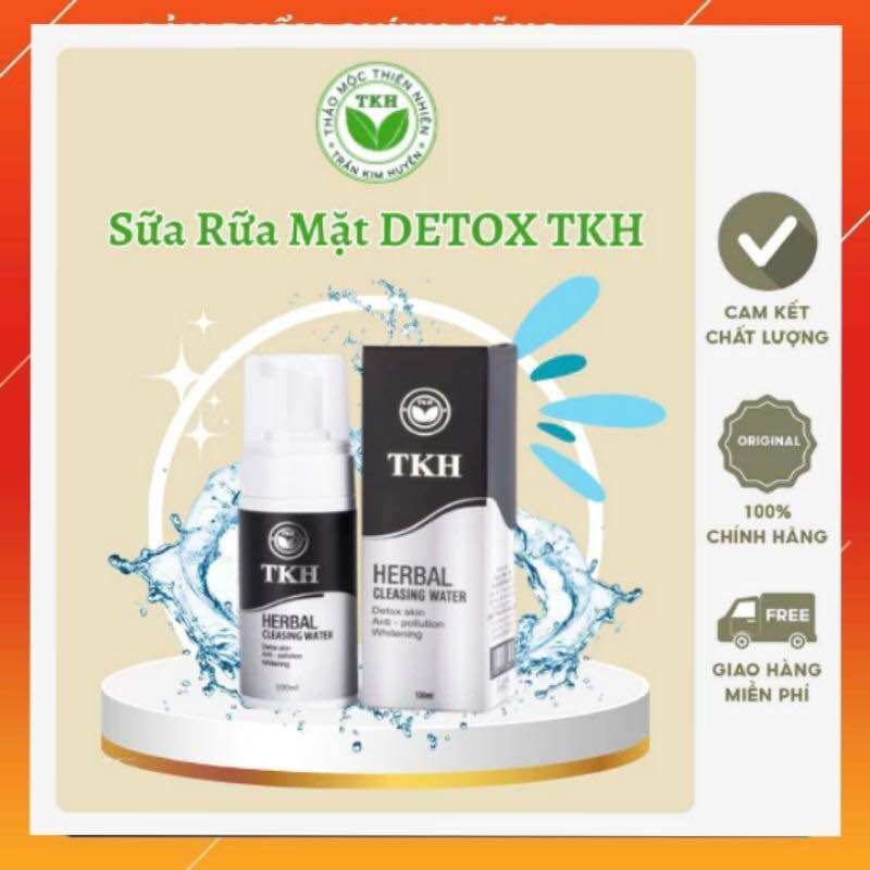 Sữa rửa mặt detox trần kim huyền