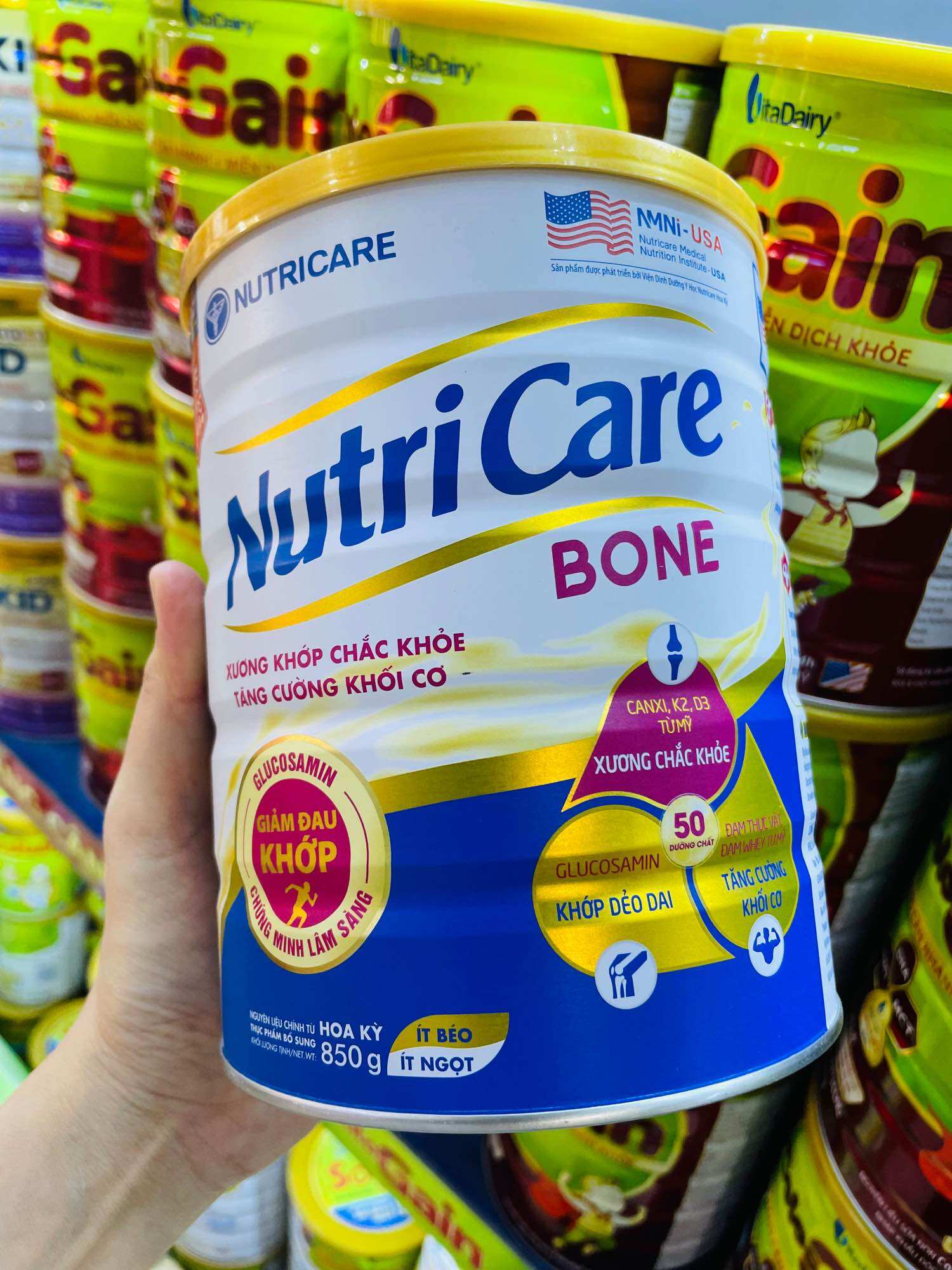 [Combo 2 Lon] Sữa bột Nutricare Bone Phòng ngừa loãng xương(900g)