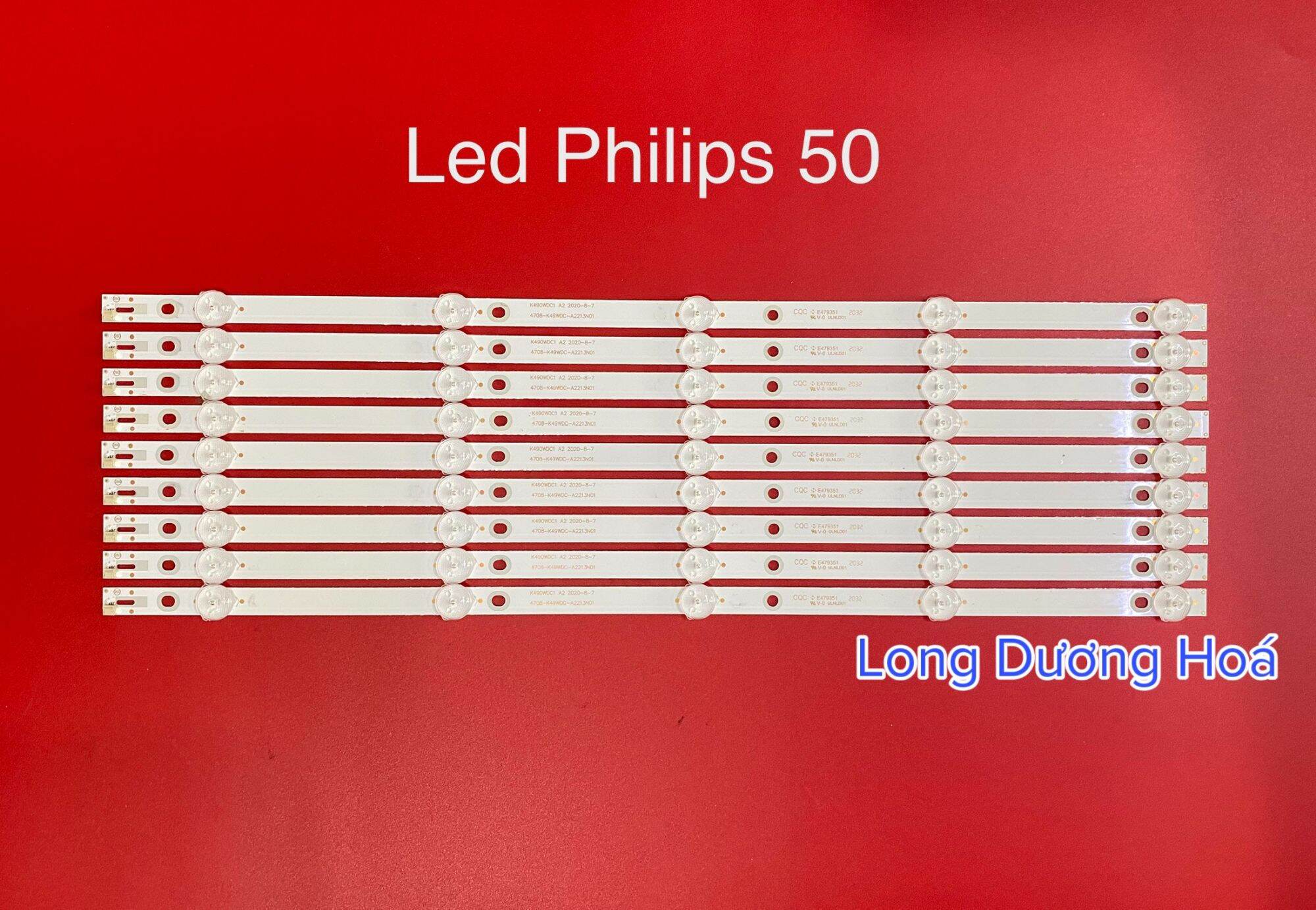 Bộ led tivi philips 50 - 9 thanh 5 bóng