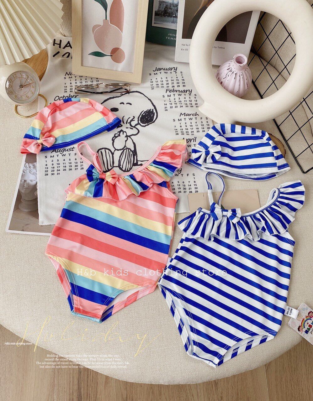 Đồ bơi bé gái, bikini cho bé đi bơi đi biển