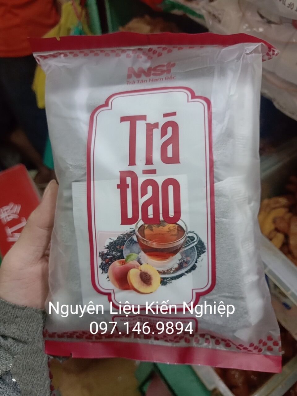 Trà đào túi lọc tân nam bắc gói 10 túi