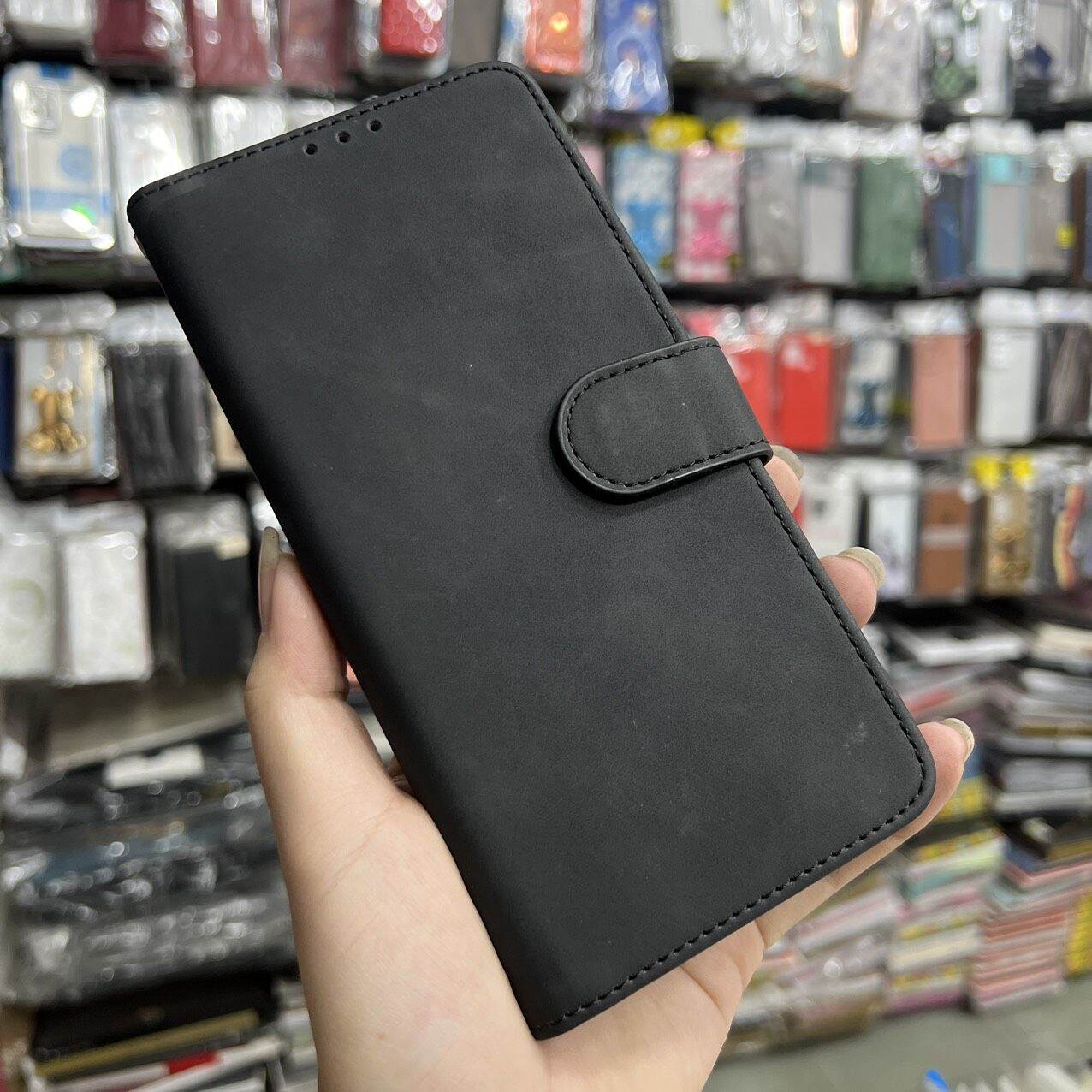 Bao da Nokia 5.4 dẻo kiểu ví cài nhiều ngăn tiện dụng