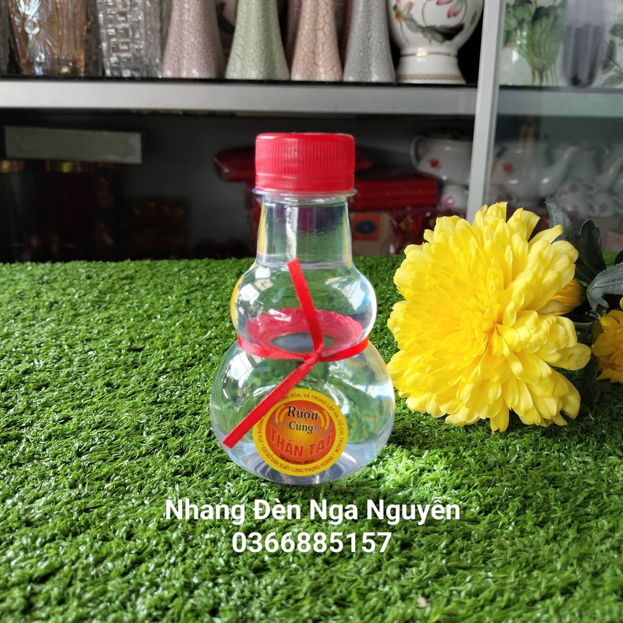 Chai rượu cúng hồ lô nhỏ 200 ml