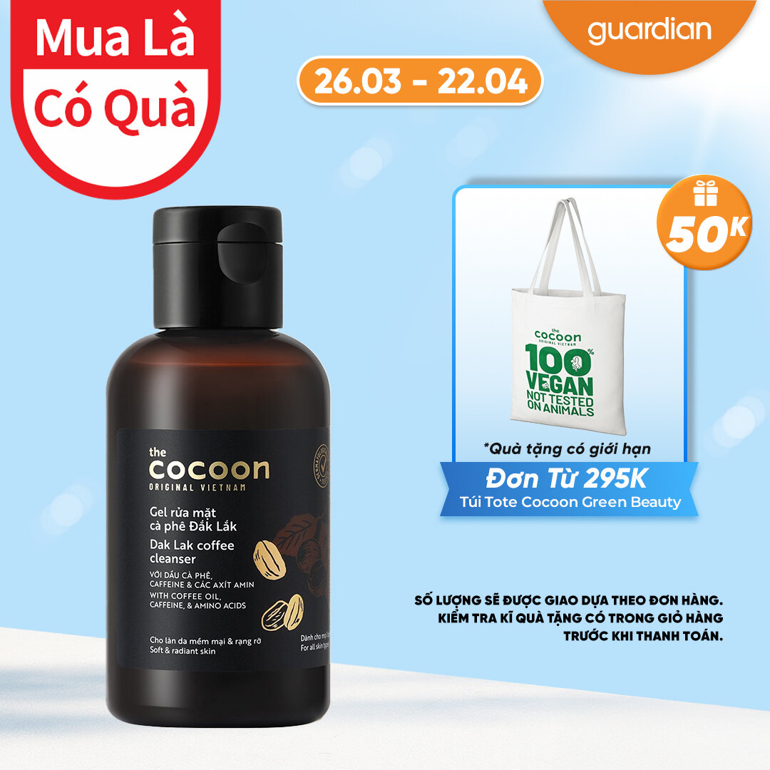 Gel Rửa Mặt Cà Phê Đắk Lắk Cocoon 140Ml