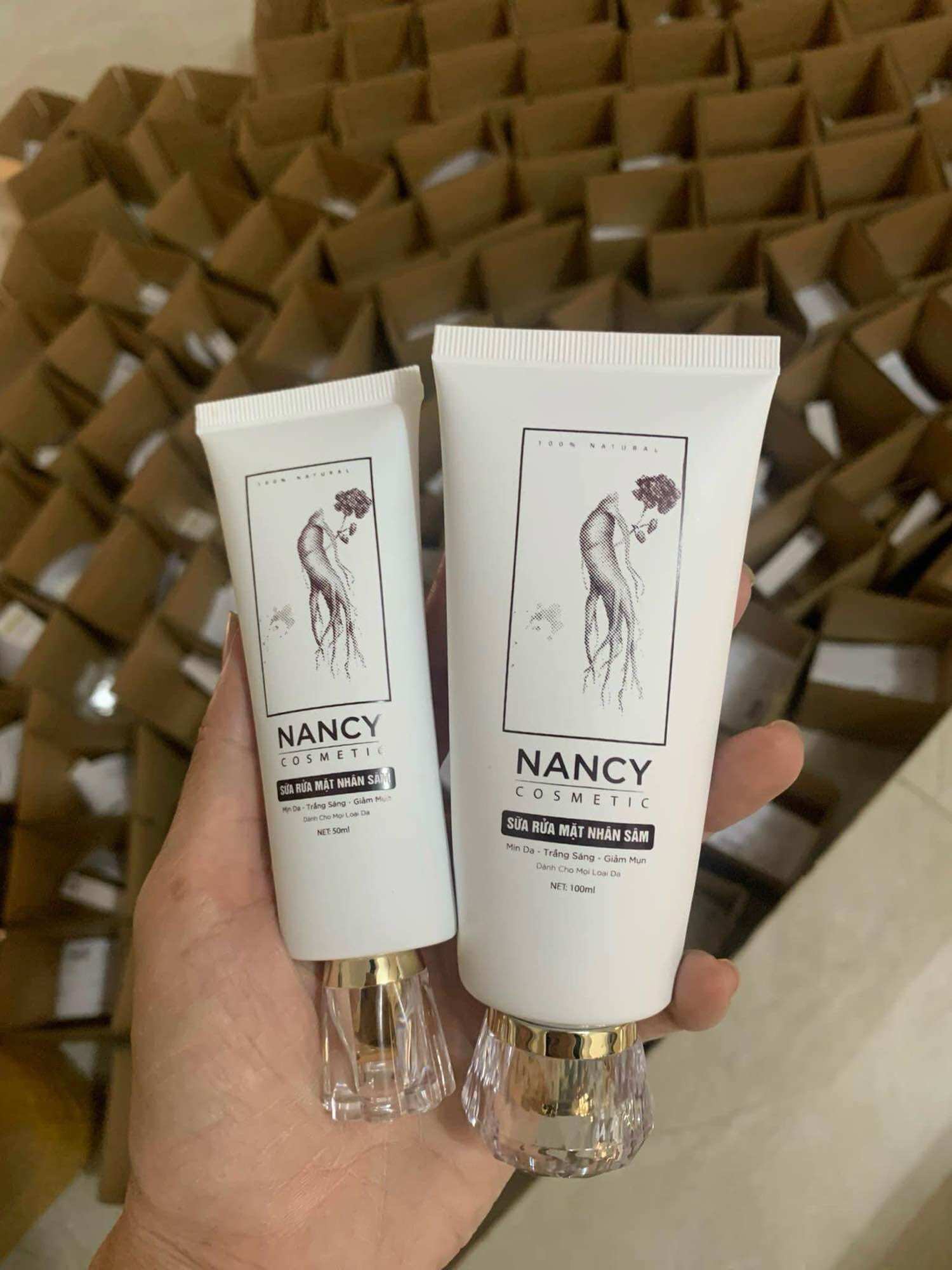 Sữa rửa mặt nhân sâm Đông Y NaCy - Tuýp 100ml