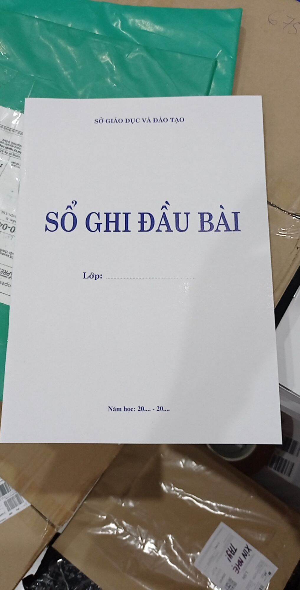 SỔ GHI ĐẦU BÀI cấp 2, cấp 3 ( 5 quyển)