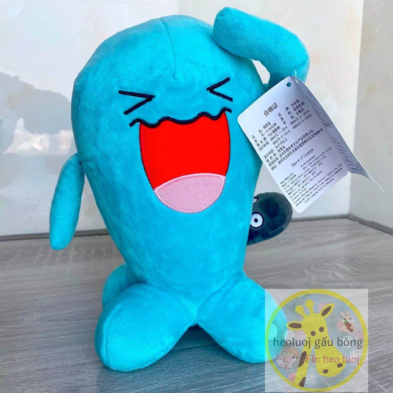 [freeship max] gấu bông pokemon wobbuffet