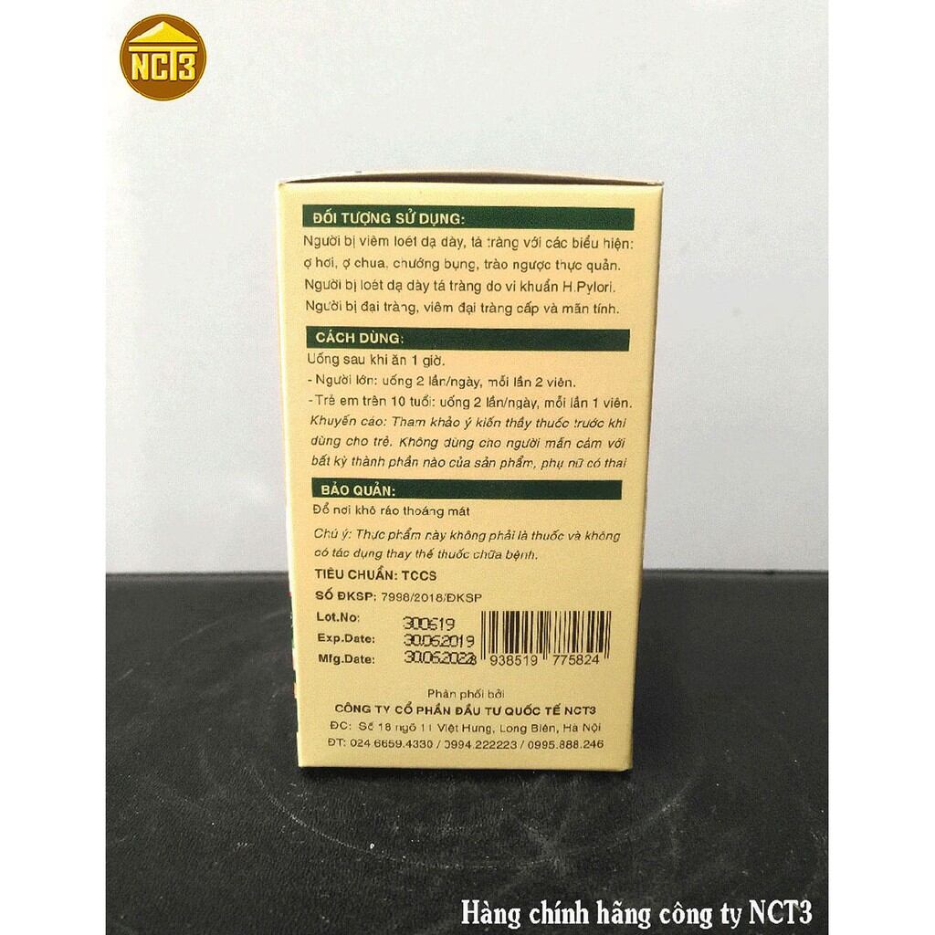 Viên Dạ Dày Bình Vị An Dạ (60 viên) (Hàng Chính Hãng Công Ty NCT3)