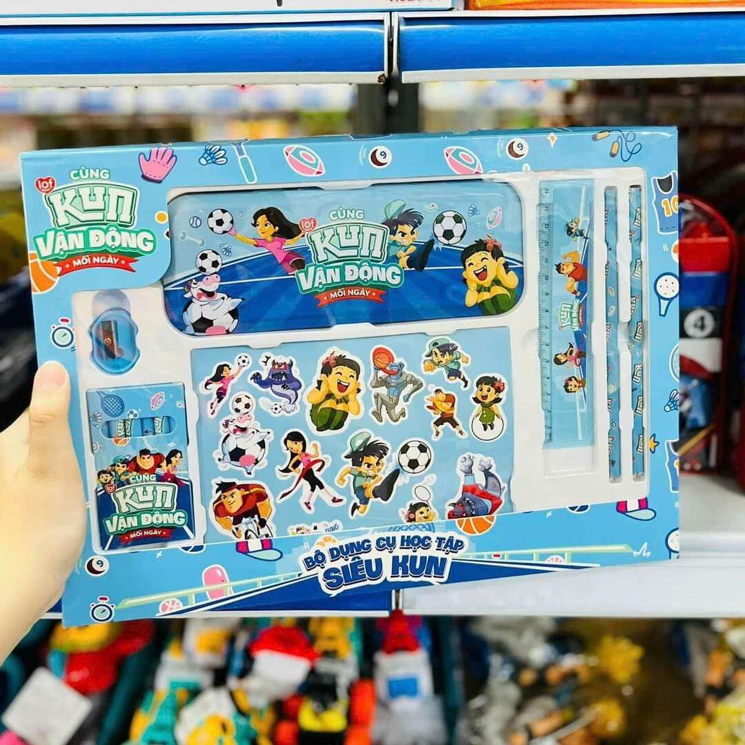 BỘ DỤNG CỤ HỌC TẬP KUN MỚI