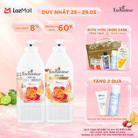 Combo tiết kiệm: Dầu gội ENCHANTEUR Charming/ Glamour 600g Tặng Dầu xả 550g