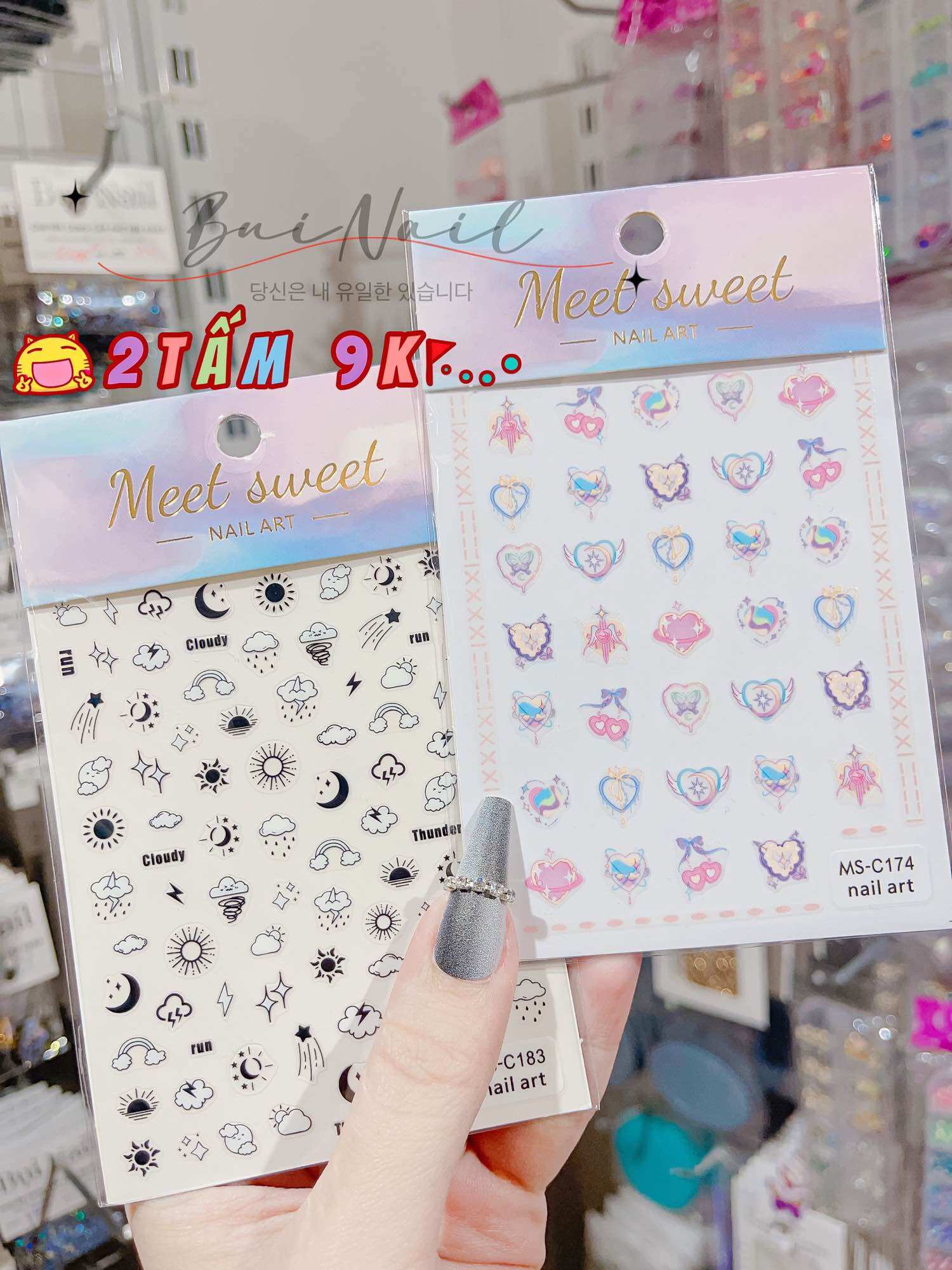 STIKER DÁN 2 TẤM/10k