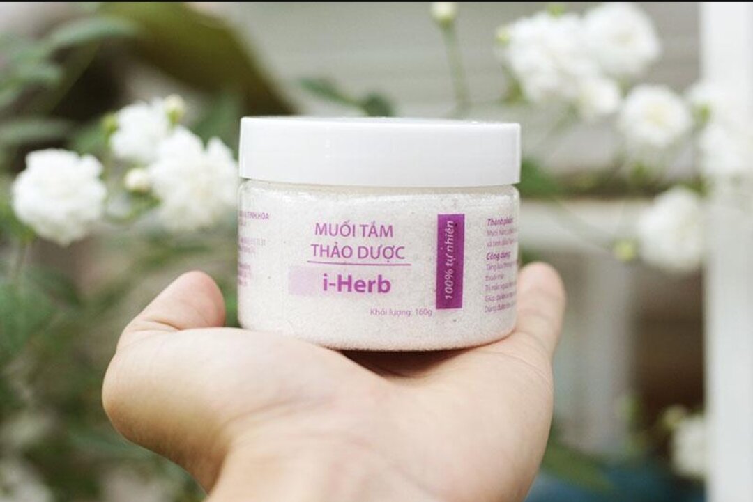 [HCM]MUỐI TẮM THẢO DƯỢC I HERB (Muối Tắm Thảo Dược Trần Mao)