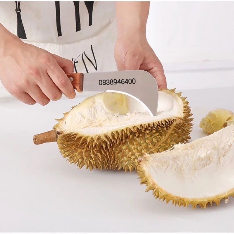 Dao Khui tách vỏ sầu riêng hàng không rỉ dày dặn