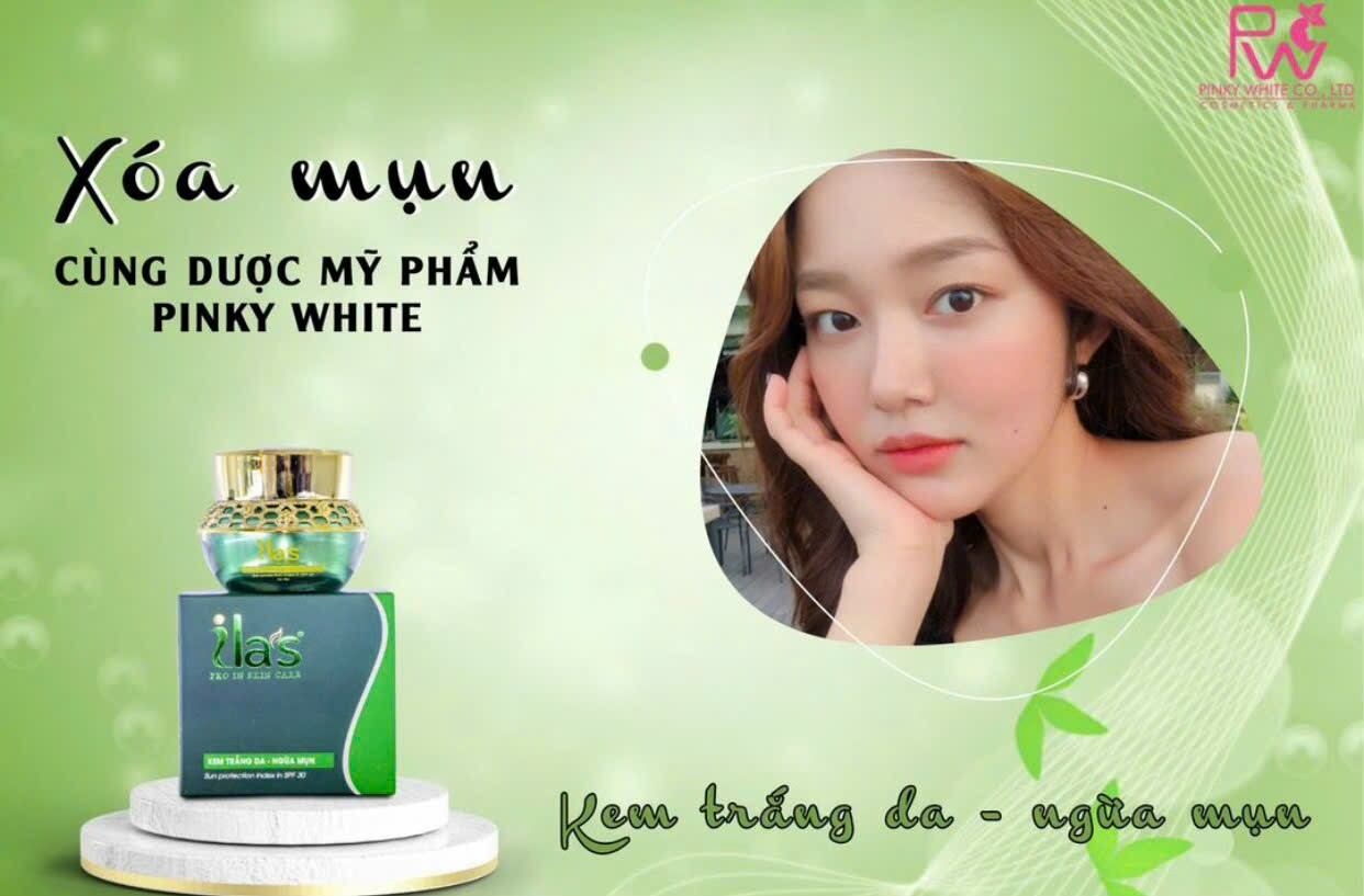 Kem Ilas Giảm Mụn Thâm ,Trắng Da _ Kem ILAS ,20gram