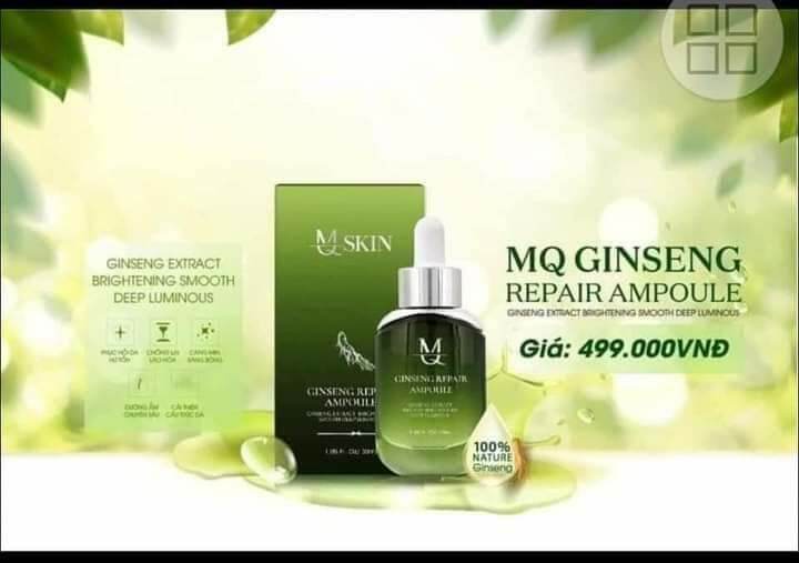Serum căng bóng da Mq skin chính hãng.