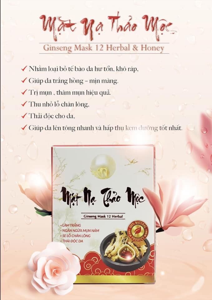 Mặt Nạ Bột Dưỡng Da Ngọc Sâm