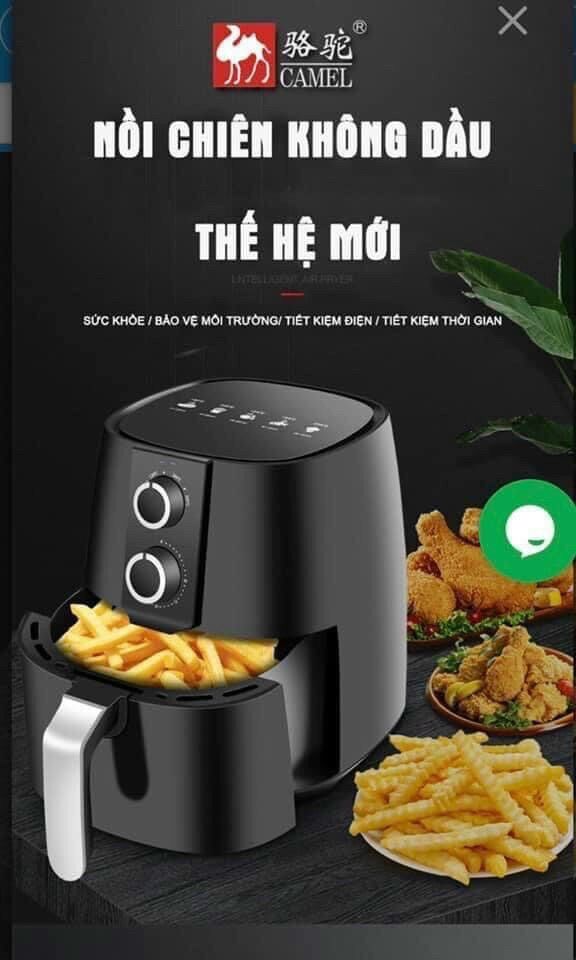 nồi chiên không dầu camel 5l