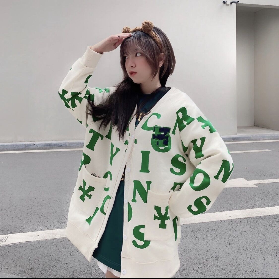 [HCM]Áo khoác DirtyCoins Print Cadigan Full Tag Hãng Logo Thêu Chất Nỉ Dày Dặn