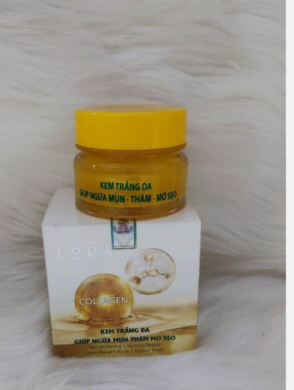 kem lora cosmetics mụn thâm mờ sẹo 18g