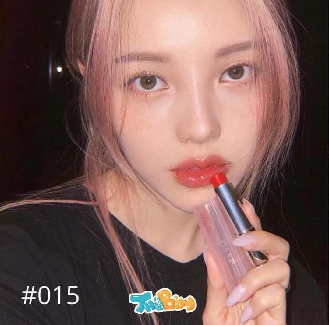 Son dưỡng Đior 015 đỏ cherry mẫu mới 2021