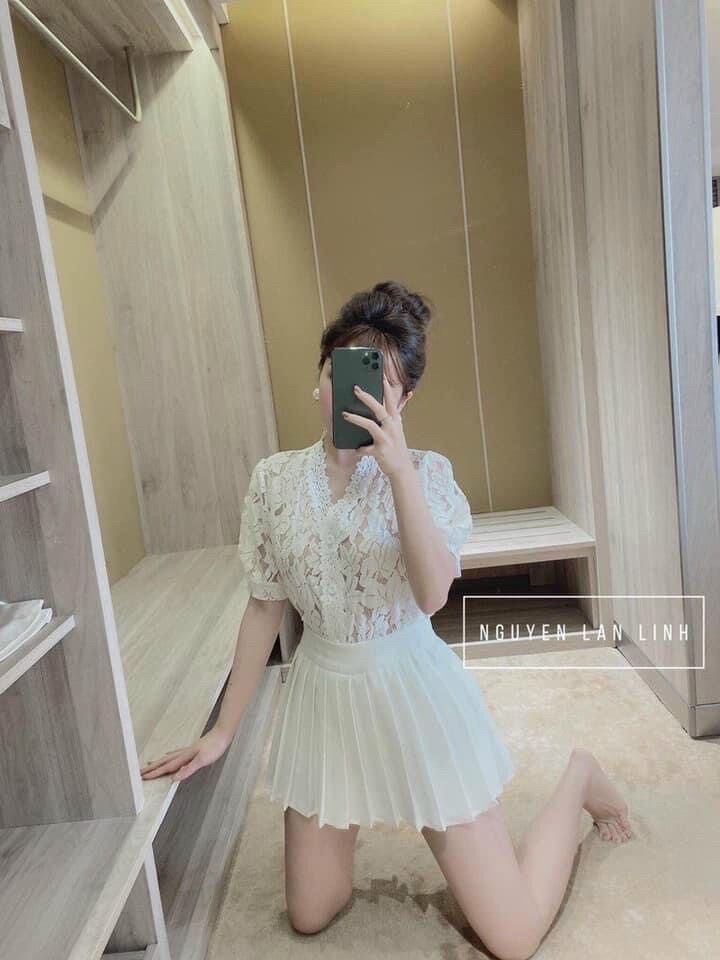Chân váy xoè xếp li siêu hot