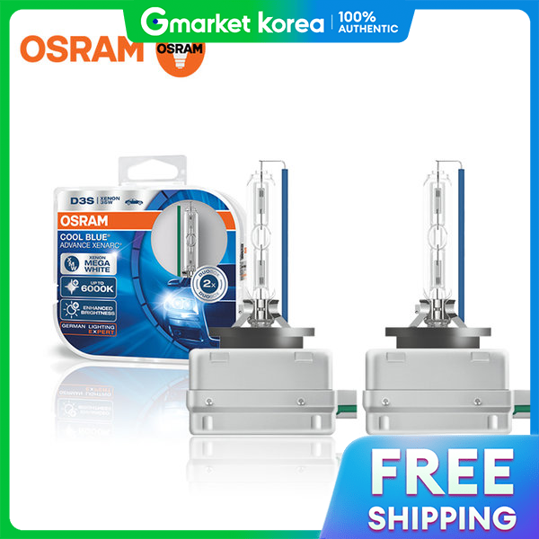Osram Hid Xenon Cool Blue Advance 6000K - D3S (2-Pack) Giá 3,316,950 Đồng*Miễn phí vận chuyển