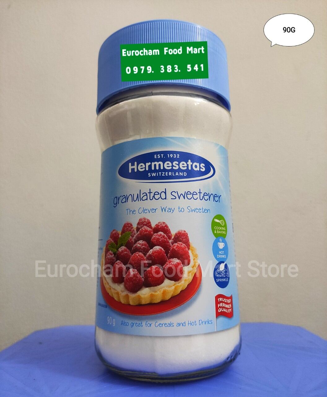 Đường Ăn Kiêng nhập khẩu Hermesetas 90 Gram